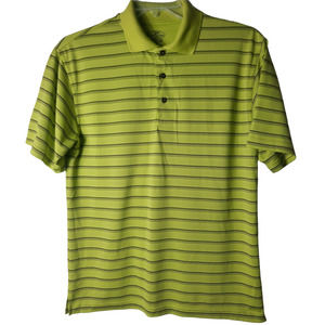 Pro Player Men's Lime Green Golf Polo Shirt Medium